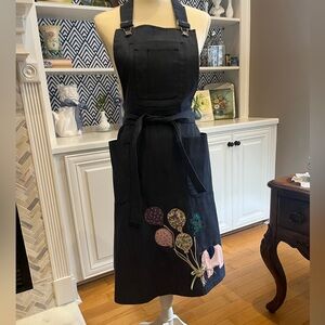 Vintage Overall wrap dress with Elephant Appliqué M